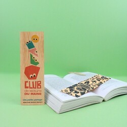 Marque page bois