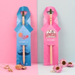 Crayon à graines étui ruban