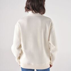 Sweat zip. coton bio. 340g