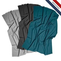 Plaid frangé bio 230g