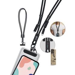 CÂBLE DE CHARGE LANYARD LONGUEUR RÉGLABLE POUR TÉLÉPHONE