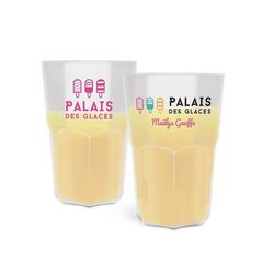 GOBELET EN PLASTIQUE REUTILISABLE PP 40 cI RAS BORD