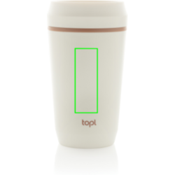 Mug 354 ml avec couvercle 360 en plastique recyclé Topl