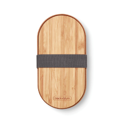 Boîte à bento double en acier inoxydable Black+Blum