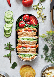 Boîte à bento double en acier inoxydable Black+Blum