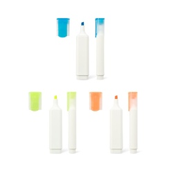 FLETCHER. Surligneur en PP avec finition brillante