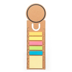 SAWYER. Set de bureau 3 en 1, fabriqué à partir de papier 100 % recyclé, avec un dessus rond et une impression noire tout autour