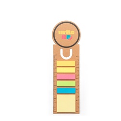SAWYER. Set de bureau 3 en 1, fabriqué à partir de papier 100 % recyclé, avec un dessus rond et une impression noire tout autour