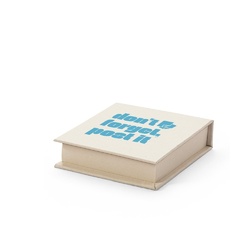 KAIRON. Set de bureau 2 en 1, fabriqué à partir de papier 100 % recyclé, avec 6 blocs-notes autocollants