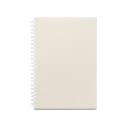 SCHILLER. Bloc-notes A5 avec couverture souple, fabriqué à partir de papier 100 % recyclé