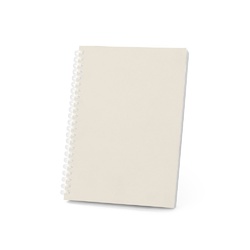 SCHILLER. Bloc-notes A5 avec couverture souple, fabriqué à partir de papier 100 % recyclé