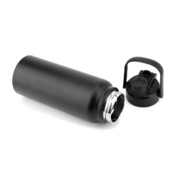 ALCARAZ. Bouteille en acier inoxydable (90 % recyclé), à double paroi isolée sous vide