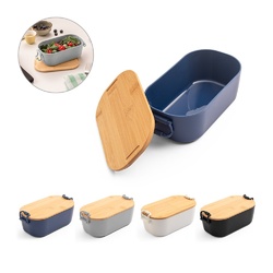 MAHLEB. Boîte en PP hermétique avec couvercle en bambou