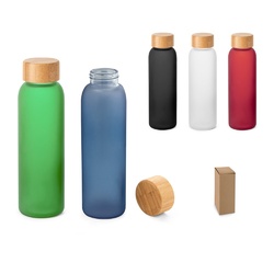 LILLARD GLASS. Bouteille en verre dépoli 520 ml