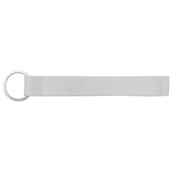 SLOUGH. Lanyard courte pour sublimation en polyester recyclé (100% rPET) avec anneau