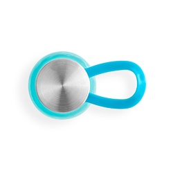 SENNA. Bouteille en PET recyclé (100 % rPET) avec une finition brillante translucide