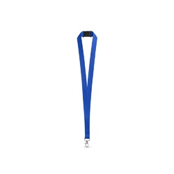 LEEDS. Lanyard en polyester avec fermoir de sécurité