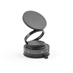 KEPLER. Support magnétique pour téléphone portable avec système de fixation à vide pour surfaces lisses et non lisses (rotation à 360°)