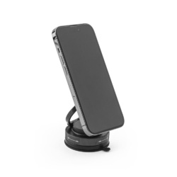 KEPLER. Support magnétique pour téléphone portable avec système de fixation à vide pour surfaces lisses et non lisses (rotation à 360°)