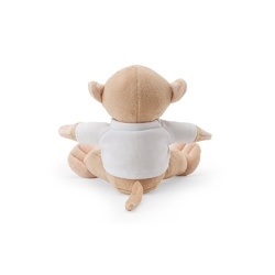 MONKY. Peluche en forme de singe avec t-shirt