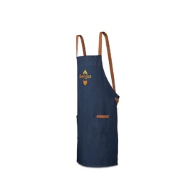 CARDAMOM. Tablier en coton (80 % recyclé) et polyester (20 % recyclé) (220 g/m²)