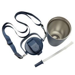 Mug en acier RCS avec bandoulière Avira Ayala