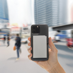 Porte-cartes magnétique pour téléphone en aluminium