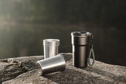 VINGA Set de 4 tasses 250ml en acier inoxydable RCS Parks