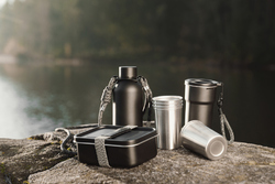 VINGA Set de 4 tasses 250ml en acier inoxydable RCS Parks