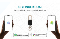 Porte-clés avec géolocalisation Keyfinder Dual