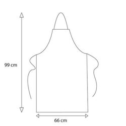 Tablier coton LUBERON 155 - Blanc