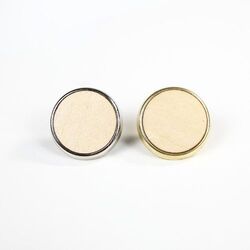 Pin's ROND Bois - France - Gris Argent