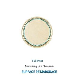 Pin's ROND Bois - France - Gris Argent