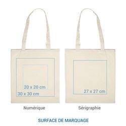 Sac coton BENGAL 155g - écru