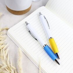 Stylo à bille CONFORT Encre noire - Blanc