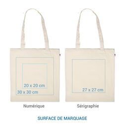 Sac coton ALEX 140 - France - Bleu Clair