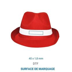 Chapeau de paille BUDGET - Blanc