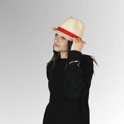 Chapeau de paille CAPIRA - Blanc