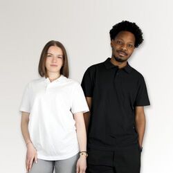 Polo BUDGET H/F - Blanc S