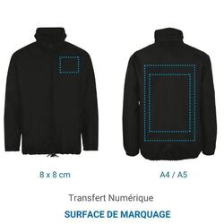 Coupe-vent SURF 210 H/F - Blanc XS