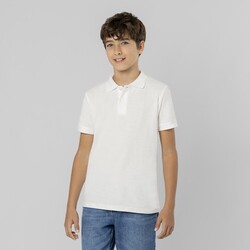 Polo Enfant Blanc Charles