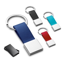 BUMPER. Porte-clés en métal et PU