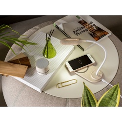 RE-LINEU. Haut-parleur portable 3W avec 4h30m d'autonomie en fibre de paille et ABS recyclé (100 % rABS)