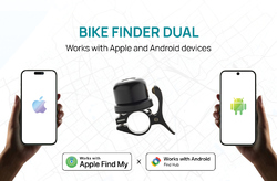 Sonnette de vélo avec géolocalisation Dual RCS