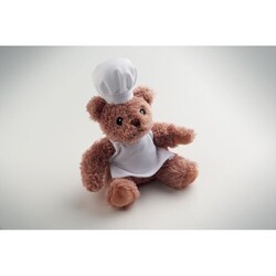TEDDCHEF Ours en peluche chef cuisinier