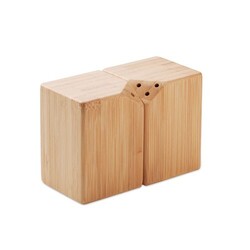 BOTH Set sel et poivre en bambou
