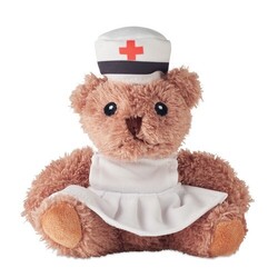 NURSE Ours en peluche infirmière