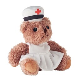 NURSE Ours en peluche infirmière