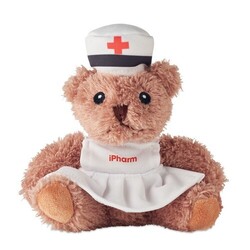 NURSE Ours en peluche infirmière