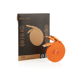 Câble magnétique 60W 2 en 1 Arc en PET RCS